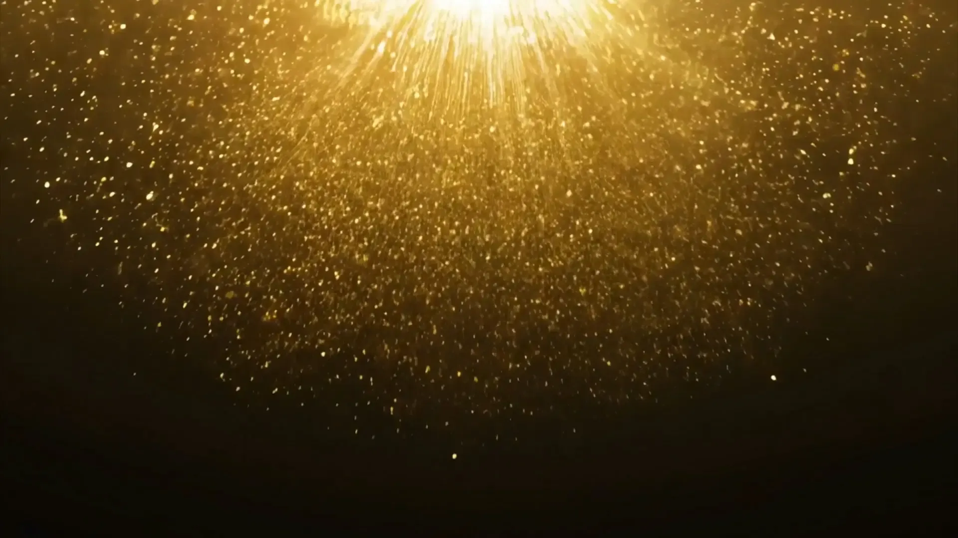 Rich Gold Sparkle Shower Deluxe Overlay for Videos